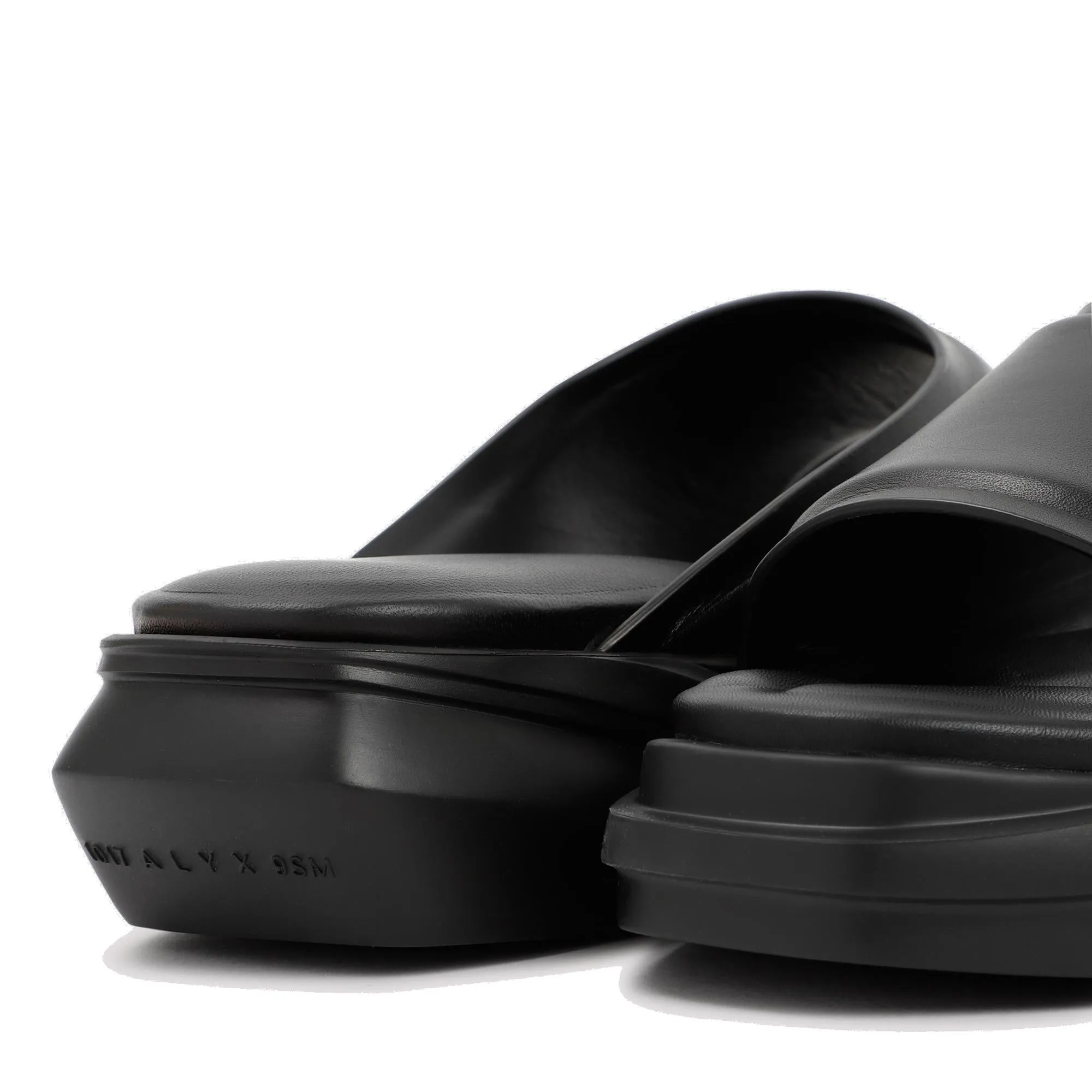 1017 ALYX 9SM Chunky Logo Embossed Slides
