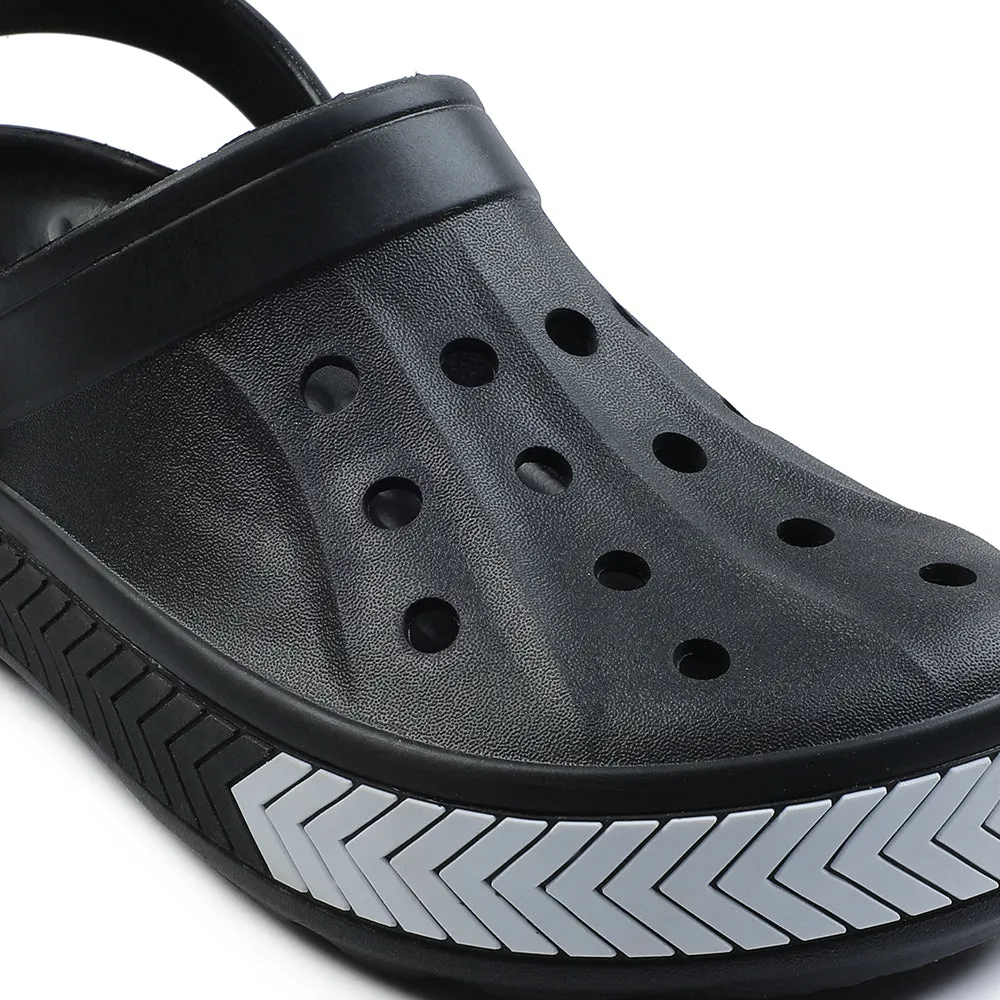 A-HA Black Casual Slip-on Clogs For Men LITEWALKXT By Liberty