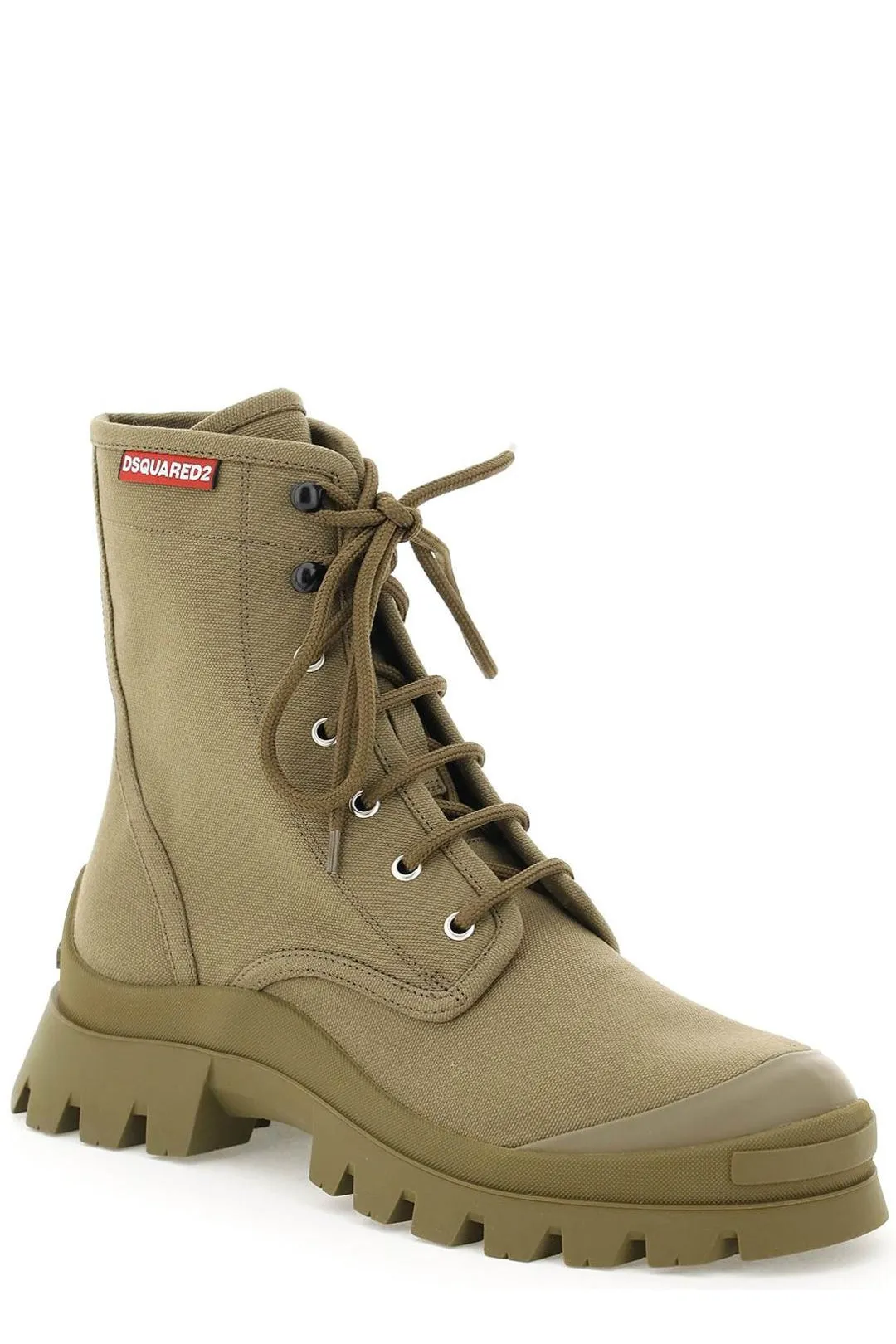 Dsquared2 Chunky Lace-Up Combat Boots