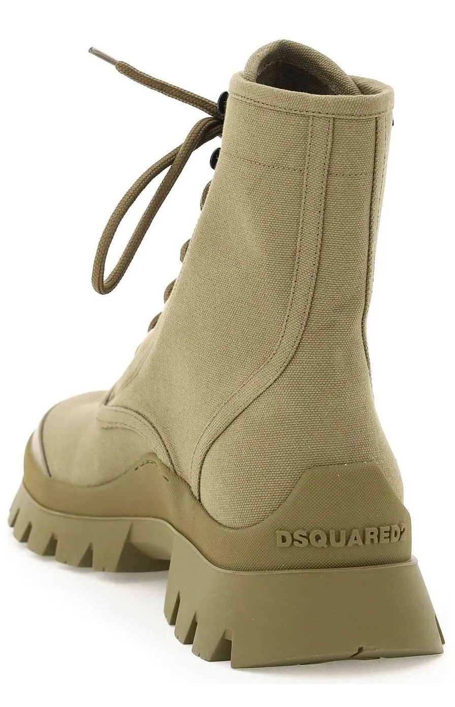 Dsquared2 Chunky Lace-Up Combat Boots