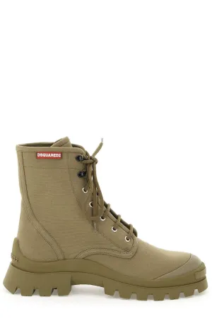 Dsquared2 Chunky Lace-Up Combat Boots