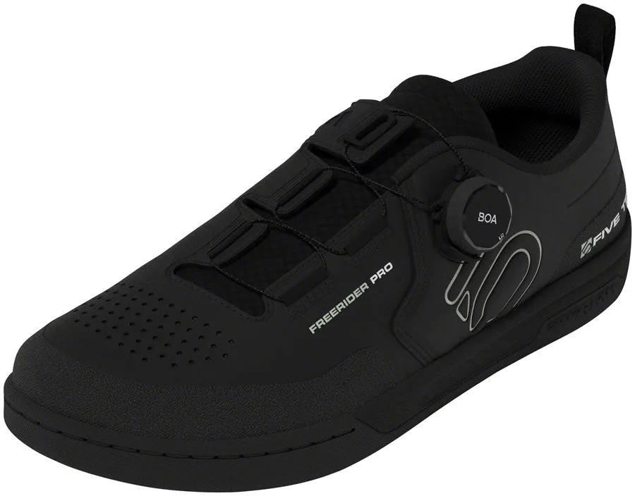 Five Ten Freerider Pro BOA Flat Shoes - Womens  Core BLK/Linen Green/FTWR White 7