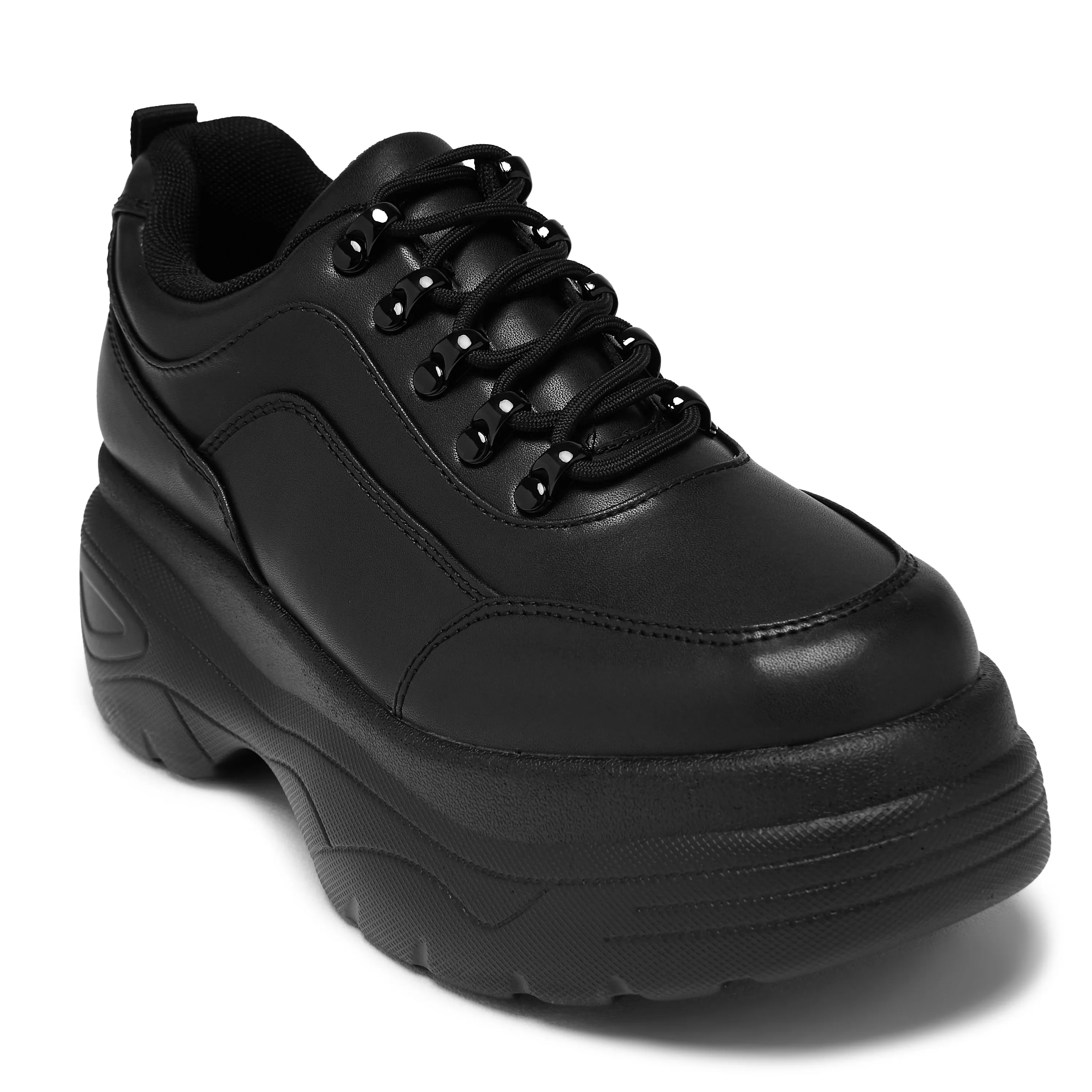 Jennie Striker Black Chunky Bubble Trainers