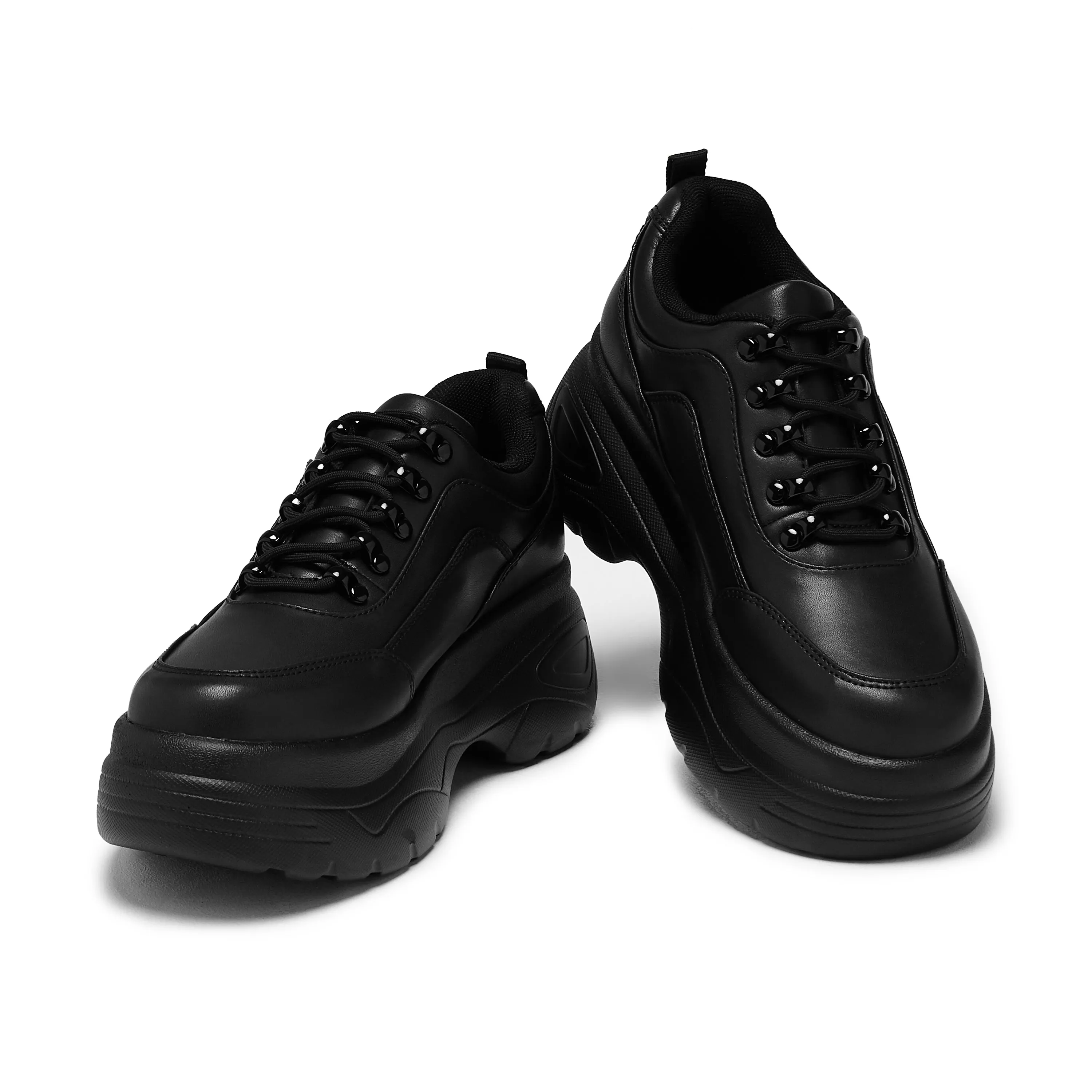 Jennie Striker Black Chunky Bubble Trainers