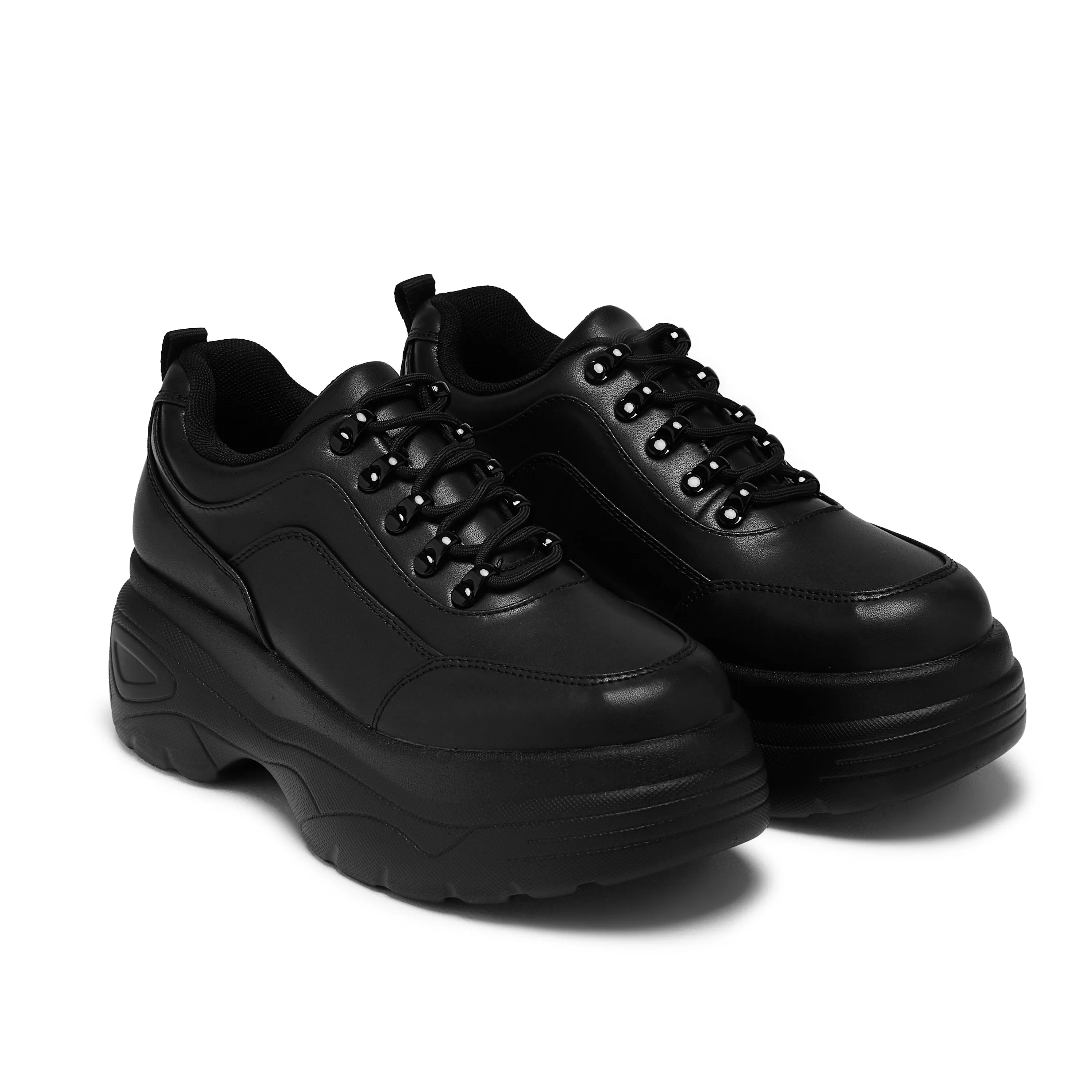 Jennie Striker Black Chunky Bubble Trainers