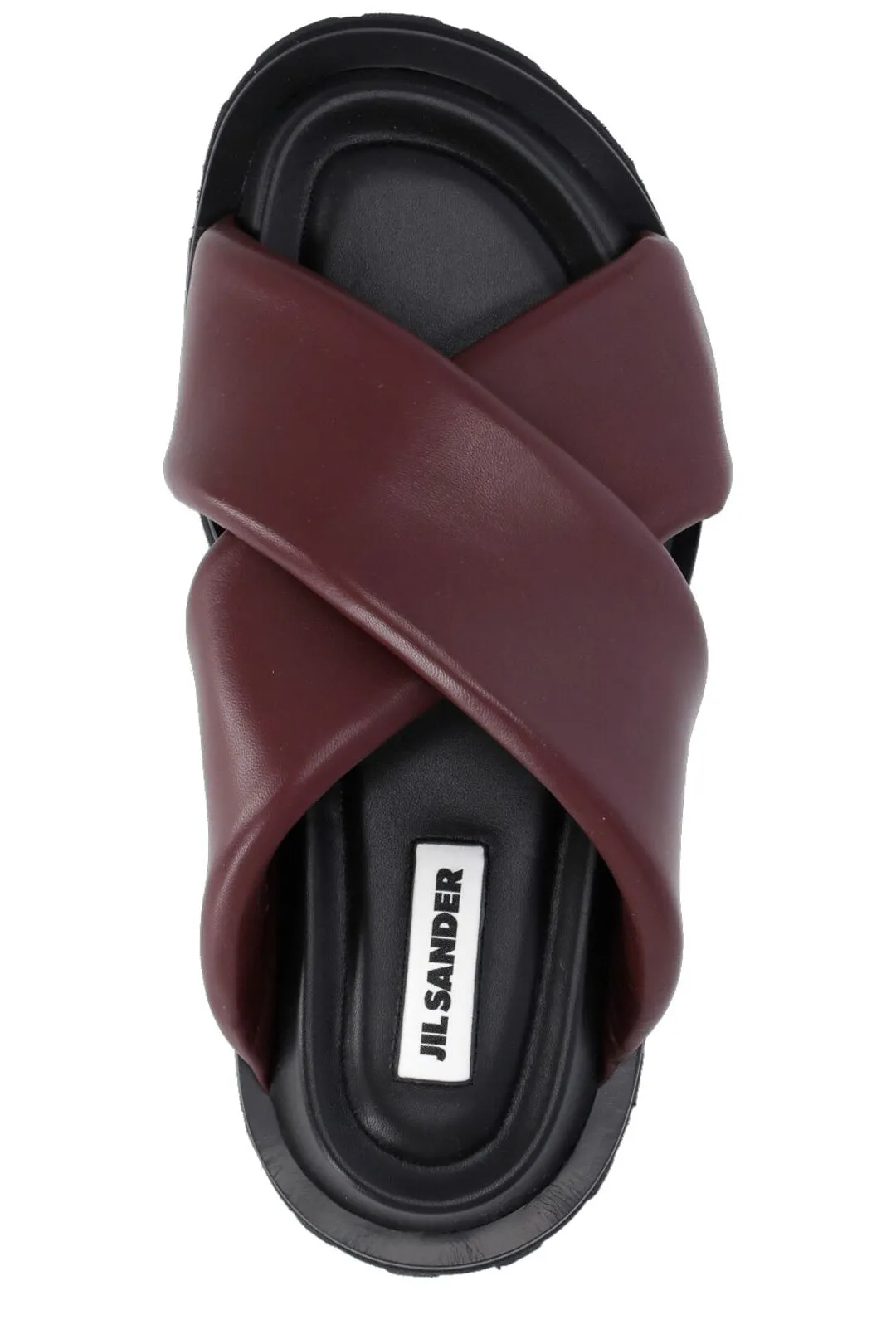 Jil Sander Cross-Over Strap Chunky Sandals