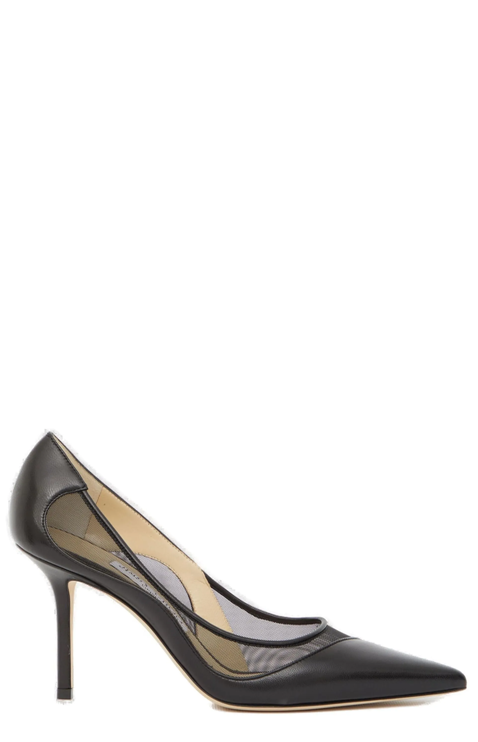 Jimmy Choo Love 85 Mesh-Panelled Pumps