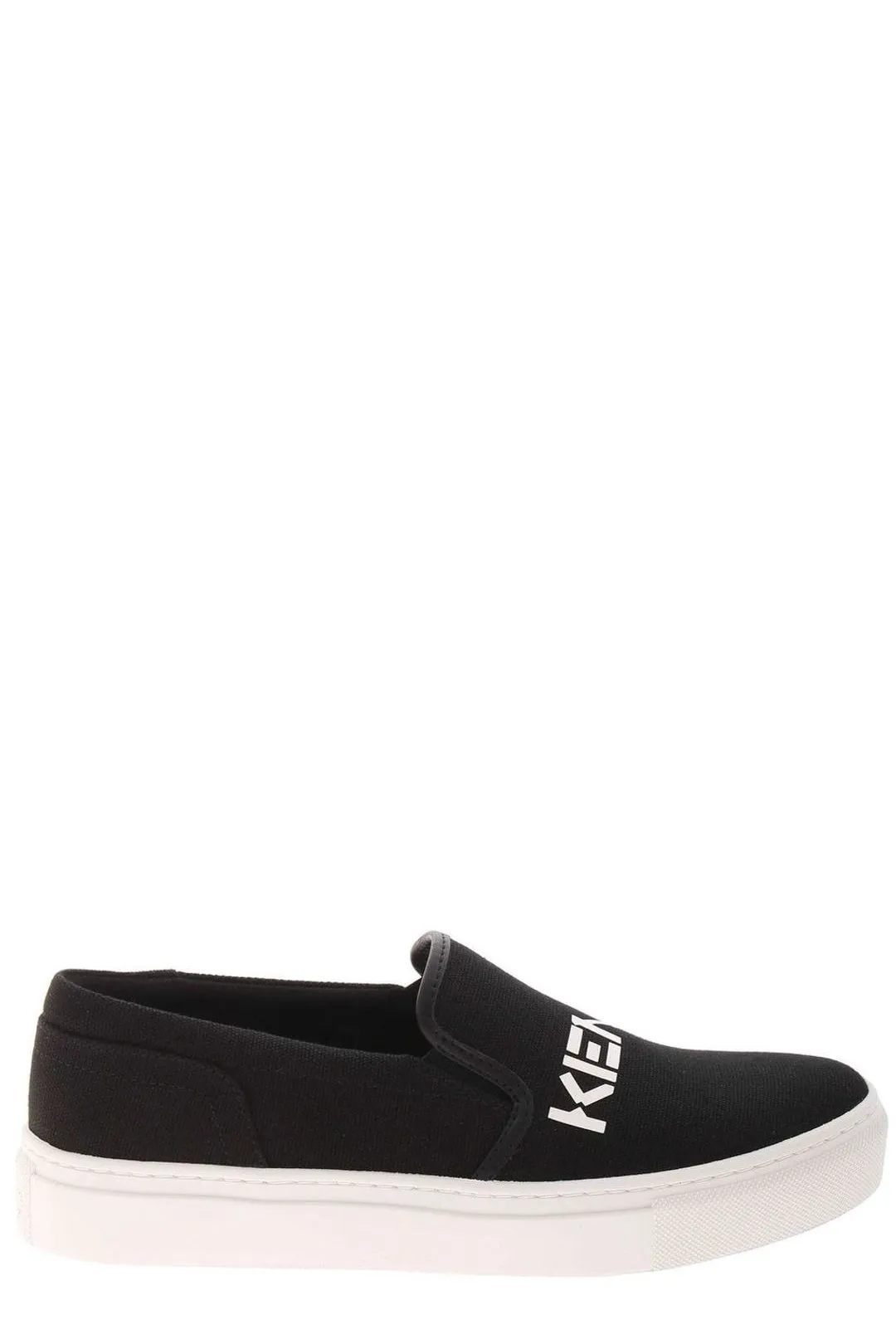 Kenzo K-Skate Logo Printed Slip-On Trainers