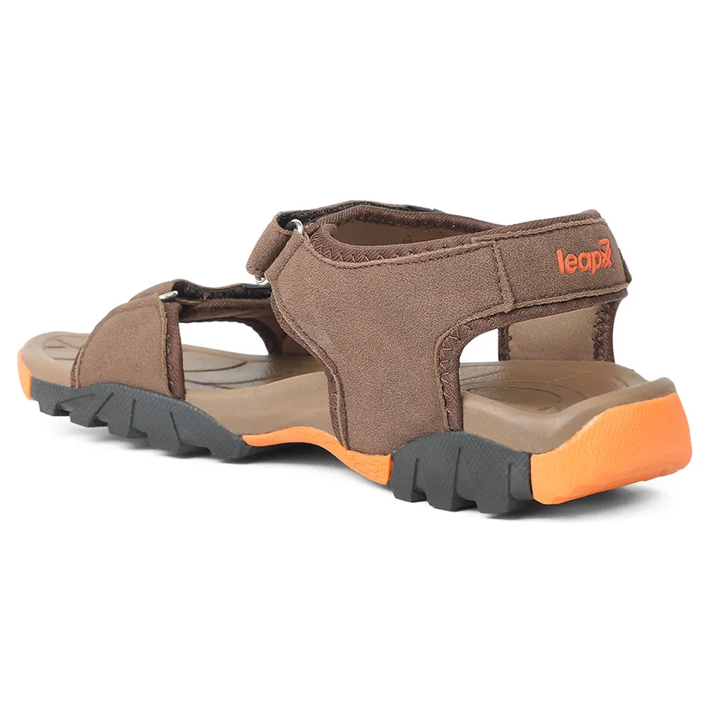 Leap7x Casual Brown Sandal For Men BLAIR-12E By Liberty