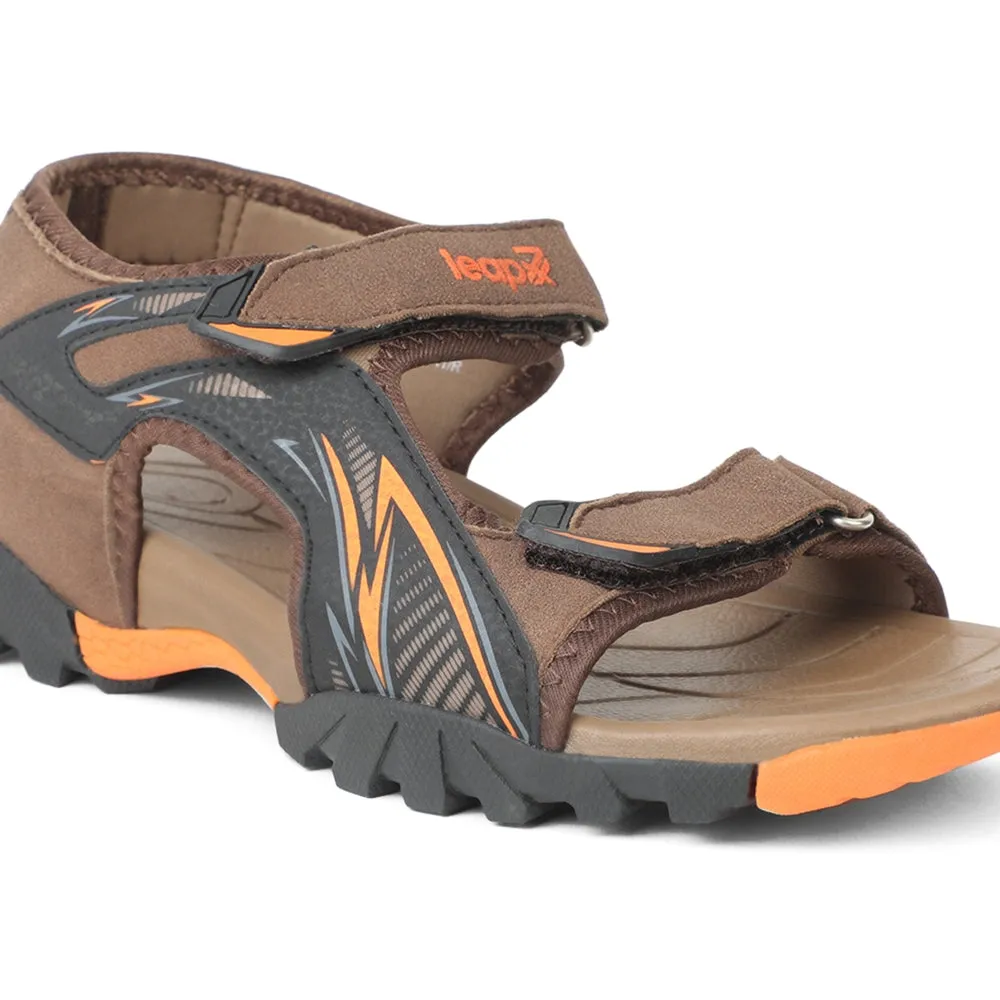 Leap7x Casual Brown Sandal For Men BLAIR-12E By Liberty