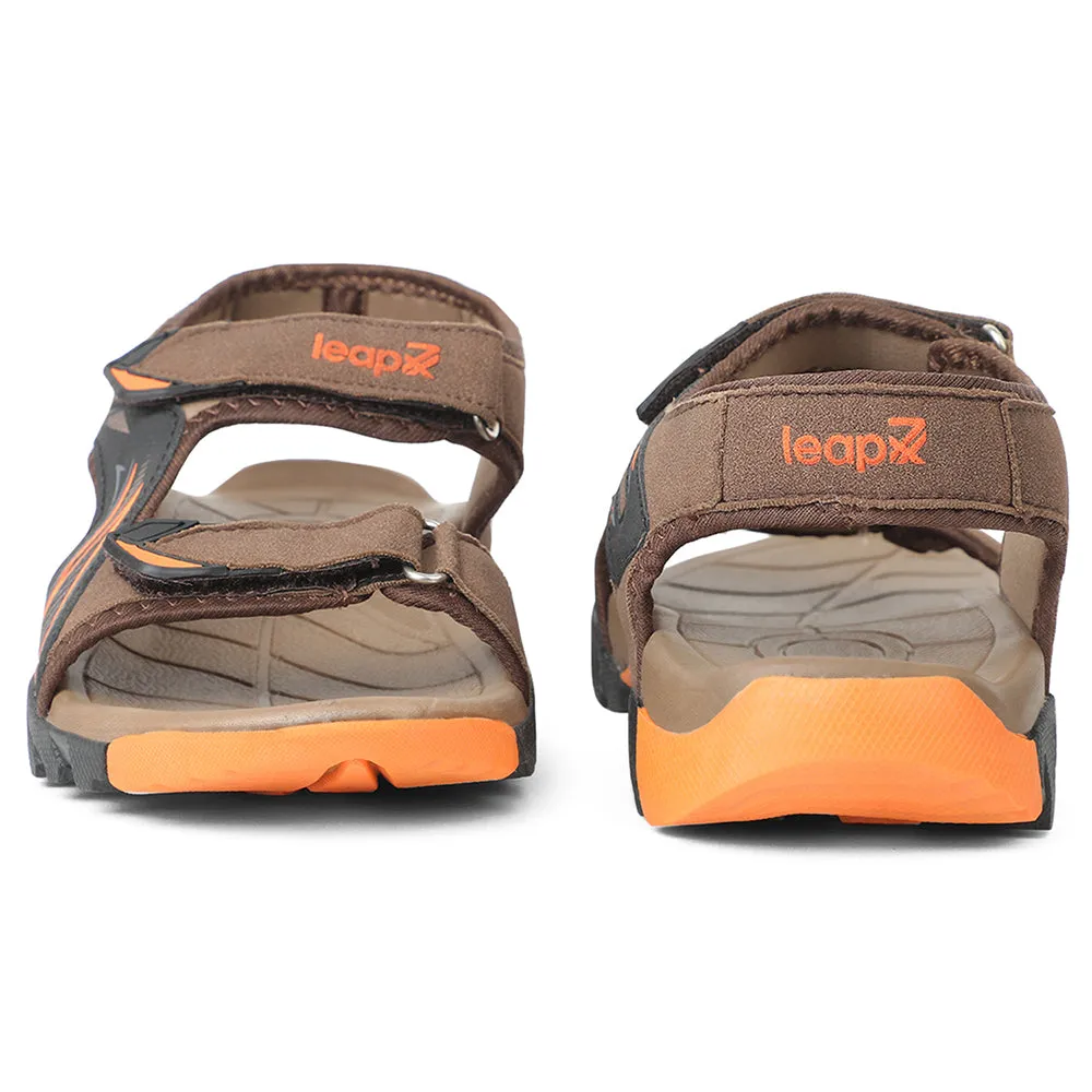 Leap7x Casual Brown Sandal For Men BLAIR-12E By Liberty