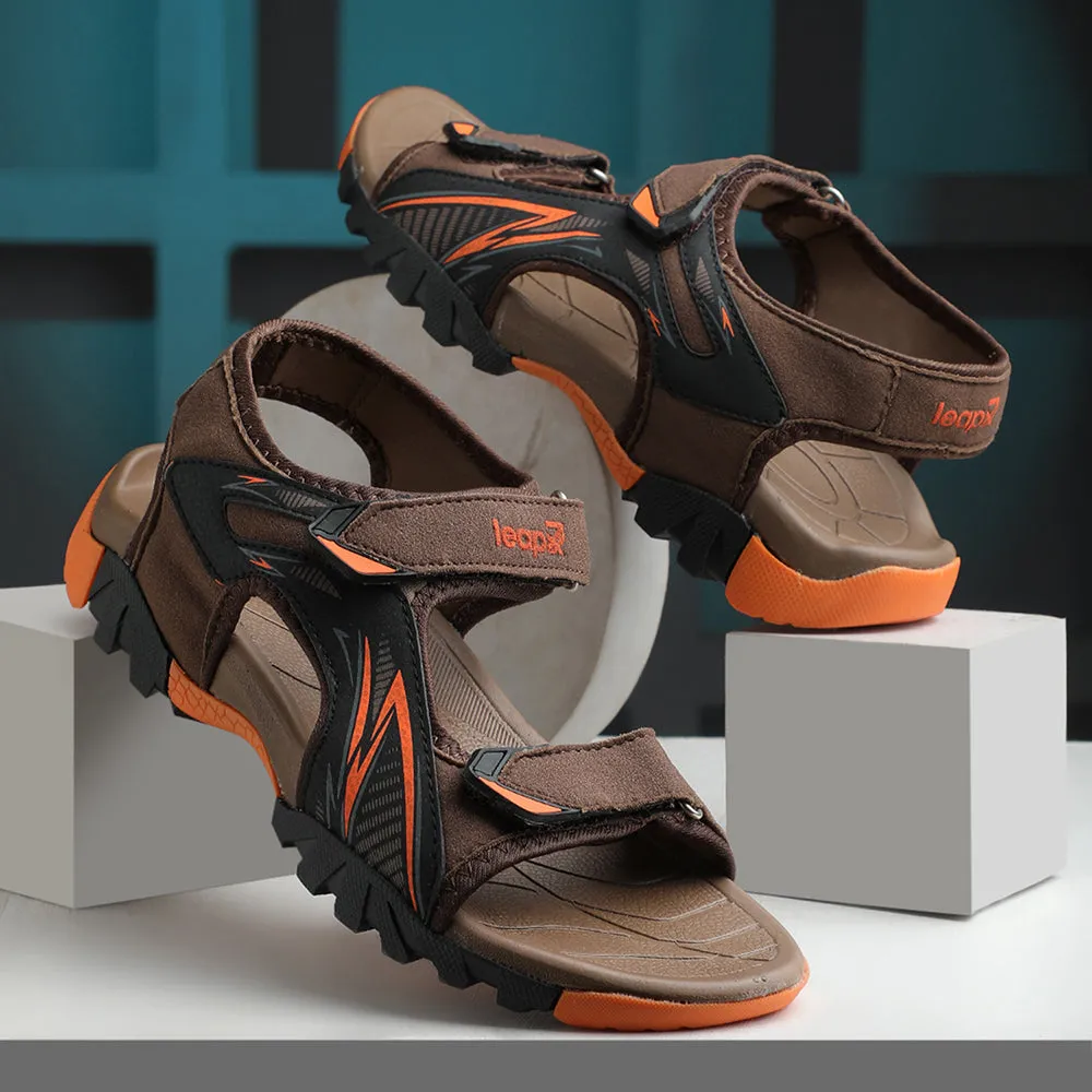 Leap7x Casual Brown Sandal For Men BLAIR-12E By Liberty