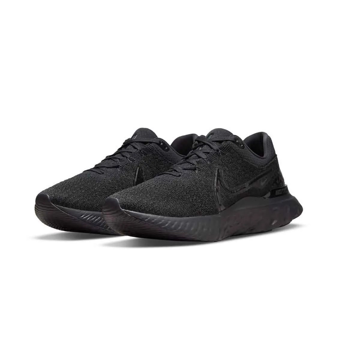 Mens Nike React Infinity Run FK 3 - Black / Black / Black
