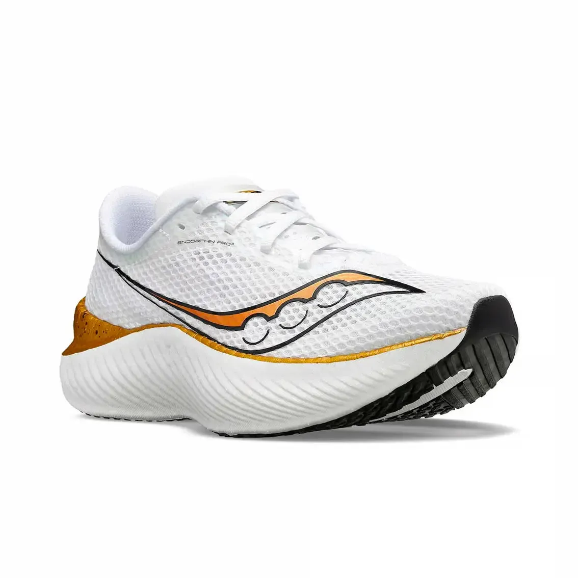 Mens Saucony Endorphin Pro 3 - White / Gold