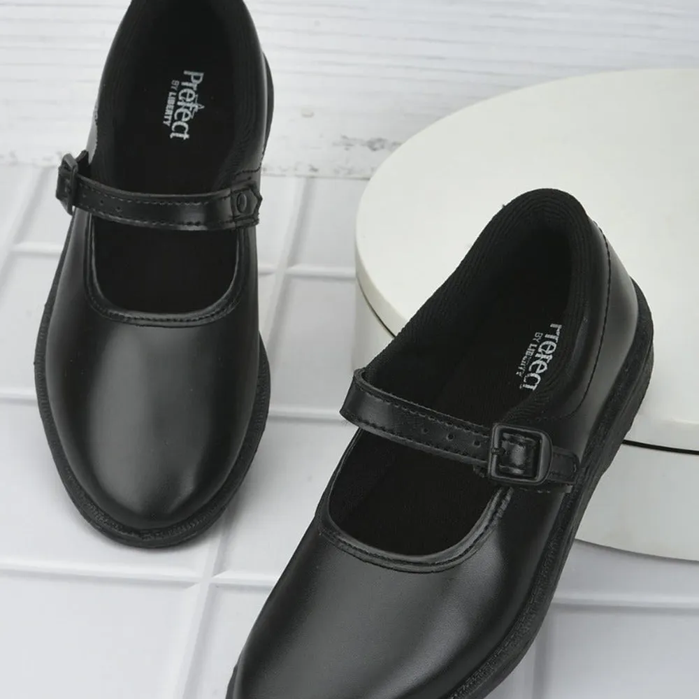 Prefect Black Ballerina Dress School Shoes For Kids N.S/GIRL By Liberty