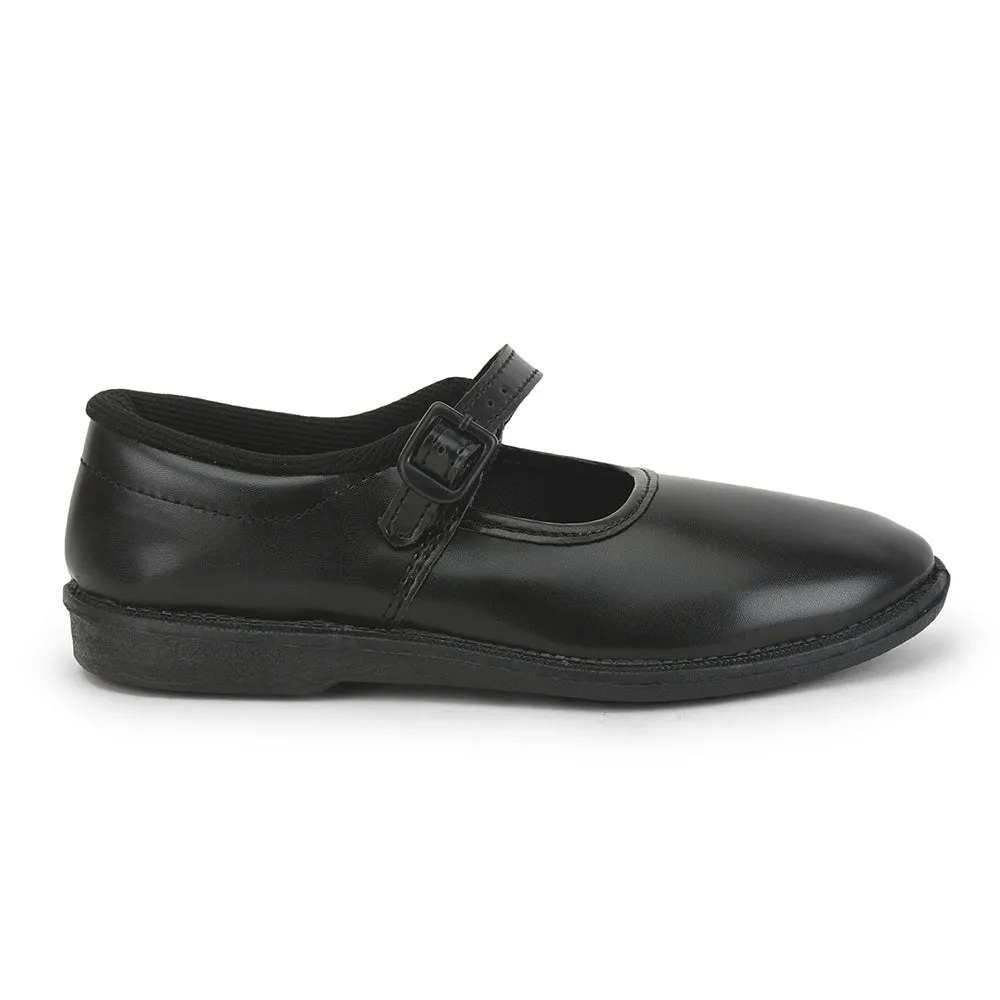 Prefect Black Ballerina Dress School Shoes For Kids N.S/GIRL By Liberty
