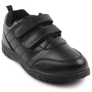 Prefect Black Lacing Uniform School Shoes For Kids SCHOOLPTMV By Liberty