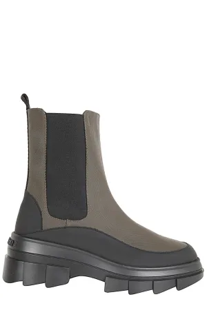 Stuart Weitzman Round Toe Chunky Boots