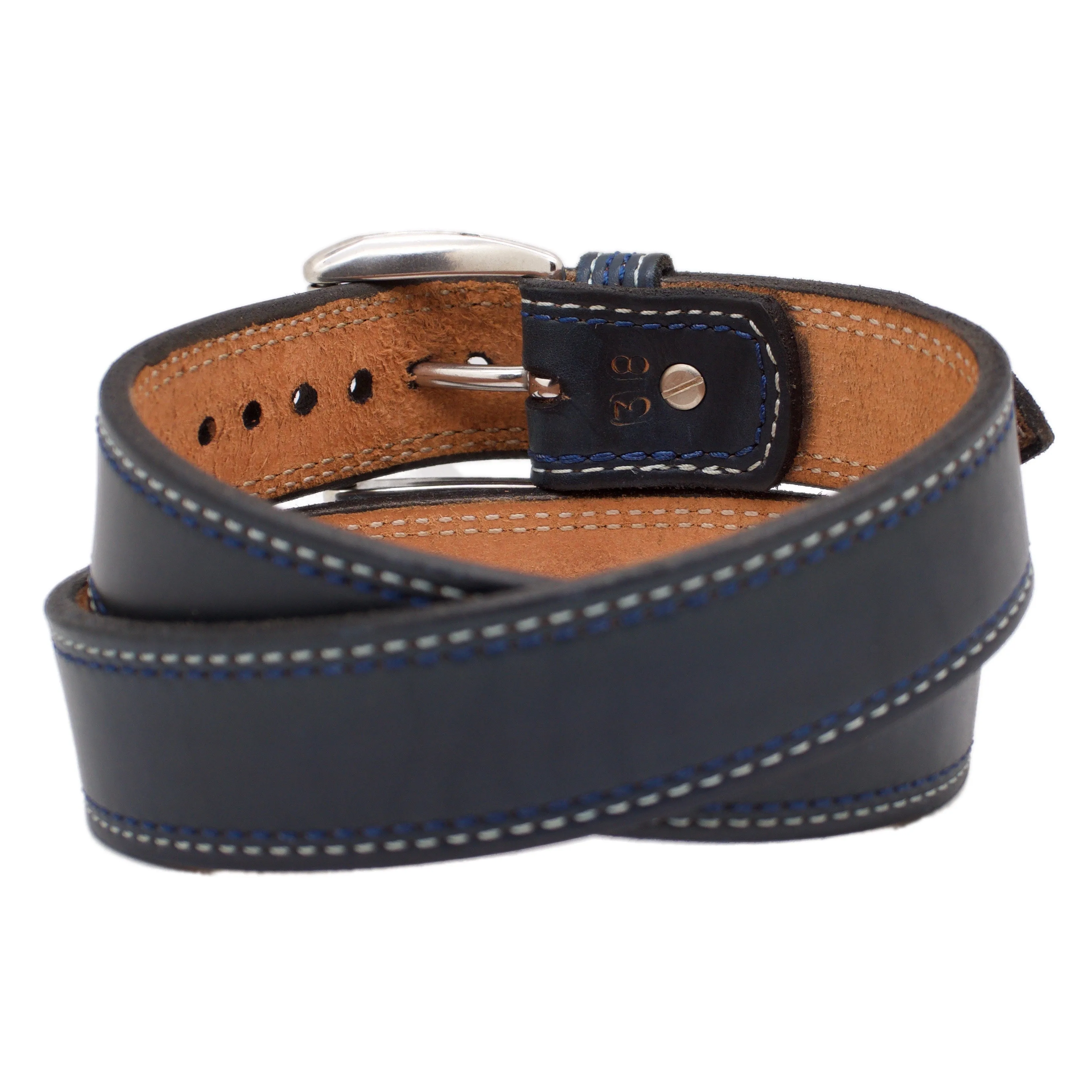The BLUEBERRY HILL WIDE 1.75 Leather Belt