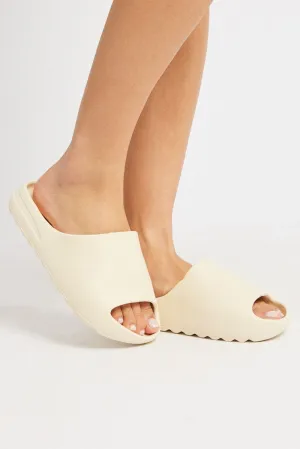 White Chunky Moulded Slide