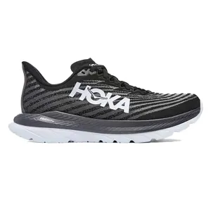 Womens HOKA Mach 5 (Wide) - Black / Castlerock